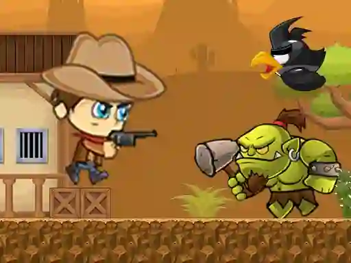 Permainan Super Cowboy Running secara online