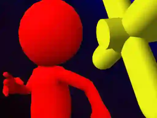 Permainan Human Runner 3D secara online