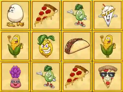 Permainan Foody Memory secara online