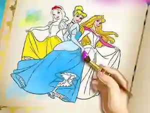 Permainan Princesses Coloring Book secara online