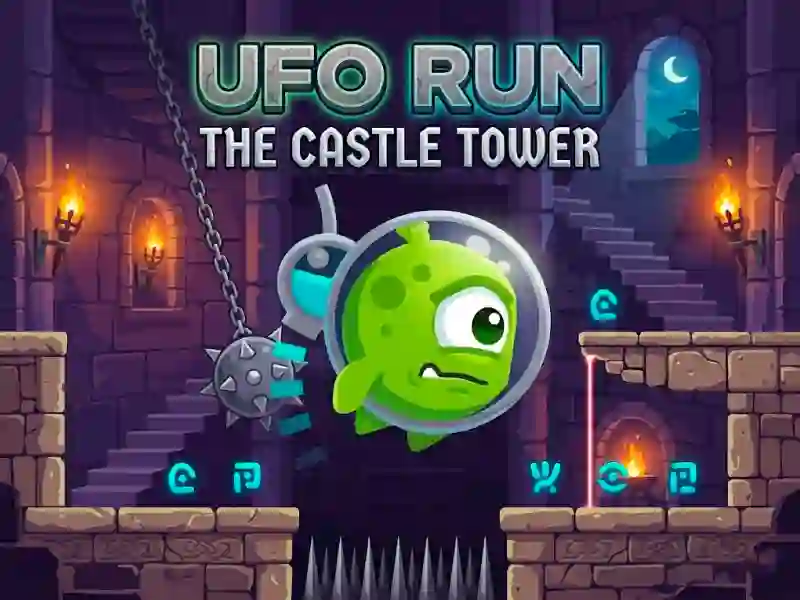 Permainan Ufo Run The castle tower secara online