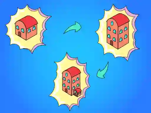 Permainan Idle Merge City secara online