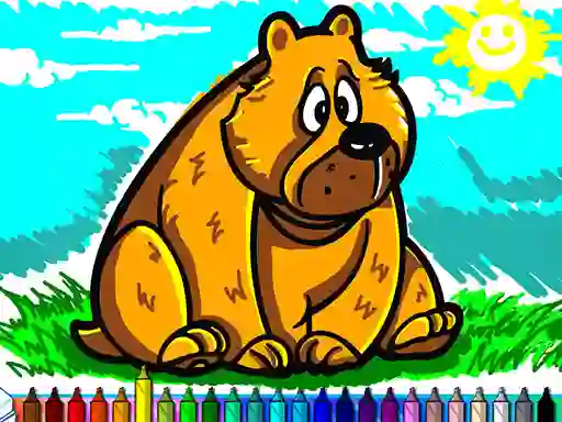 Permainan Coloring Book Animals secara online