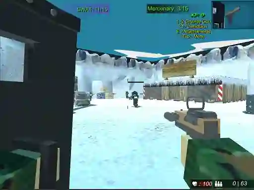 Permainan Blocky Combat Swat 2 secara online