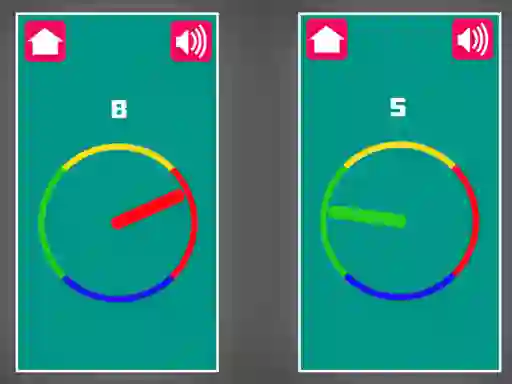 Permainan Colorful Clock secara online
