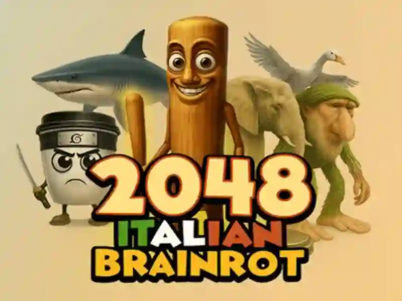Permainan 2048 Italian Brainrot secara online