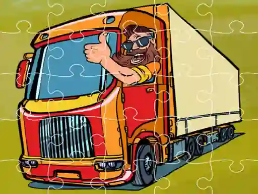 Permainan Semi Trucks Jigsaw secara online