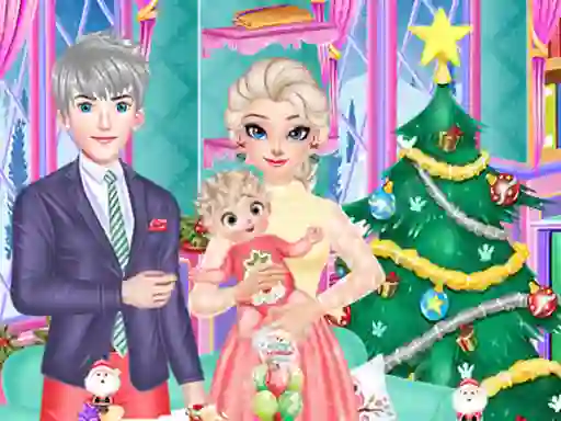 Permainan Frozen Family Christmas Preparation secara online