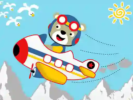 Permainan Friendly Airplanes For Kids Coloring secara online