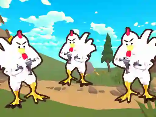 Permainan Chicken shooter io secara online