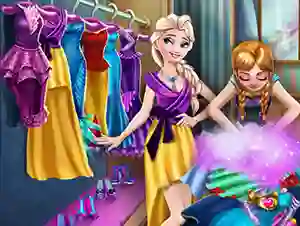 Permainan Ice Kingdom Wardrobe Cleaning secara online