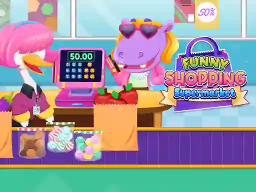 Permainan Funny Shopping Supermarket secara online