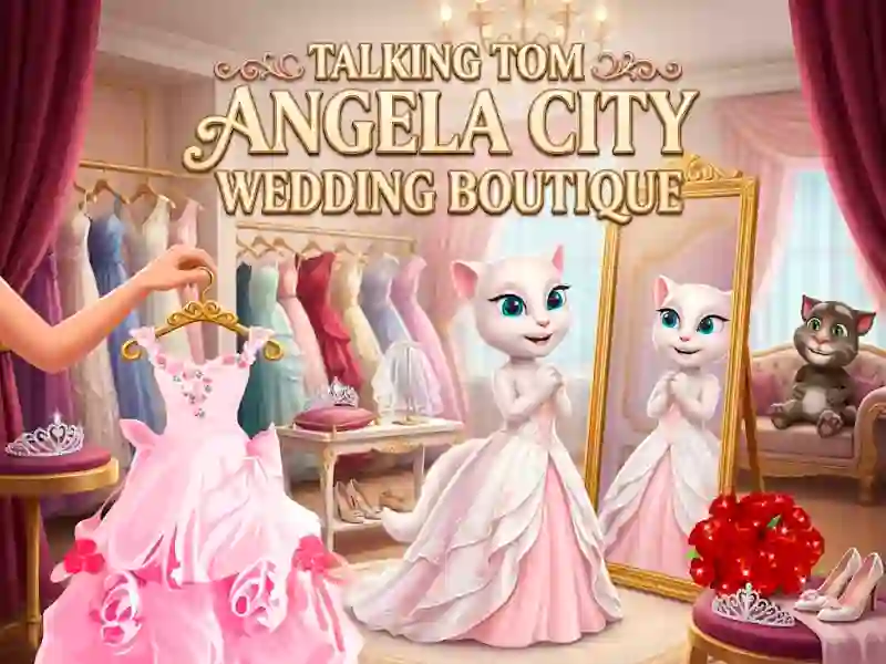 Permainan Talking Tom Angela City Wedding Boutique secara online
