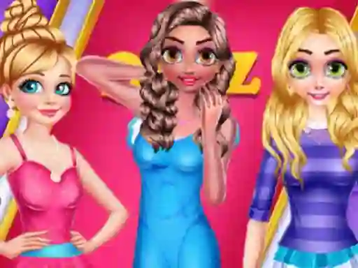Permainan Princess Fashion Quiz secara online