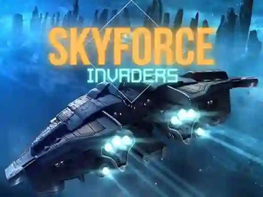 Permainan Skyforce Invaders secara online