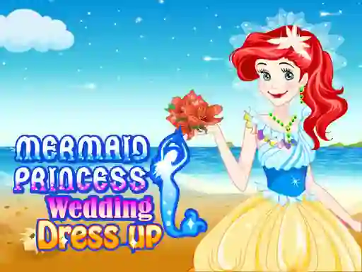 Permainan Mermaid princess wedding dress secara online