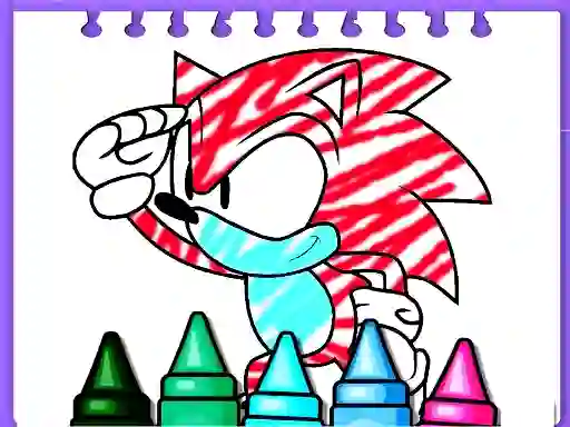 Permainan Sonic Coloring Book secara online