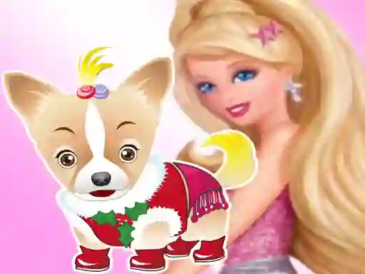 Permainan Barbie's Dog Dressup secara online