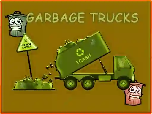 Permainan Garbage Trucks Hidden Trash Can secara online