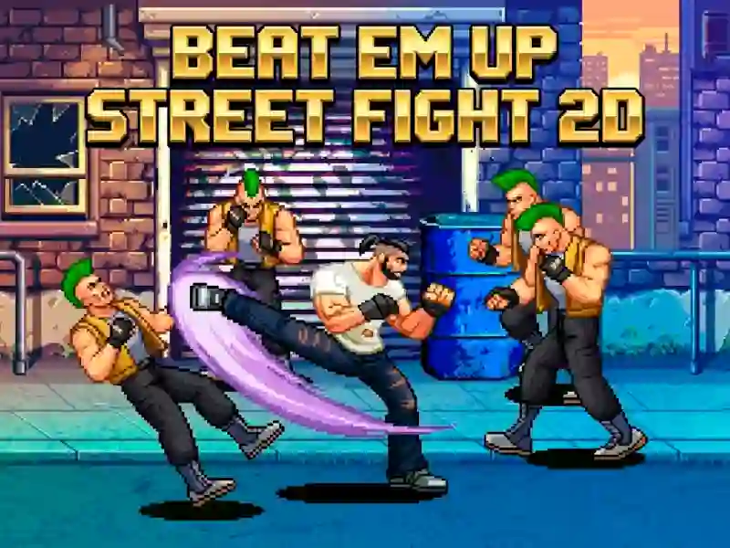 Permainan Beat Em Up Street Fight 2d secara online