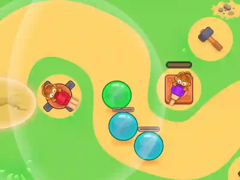 Permainan Monkey Bubble Defense secara online