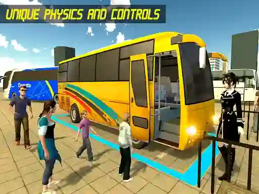 Permainan Modern Bus Parking Advance Bus secara online