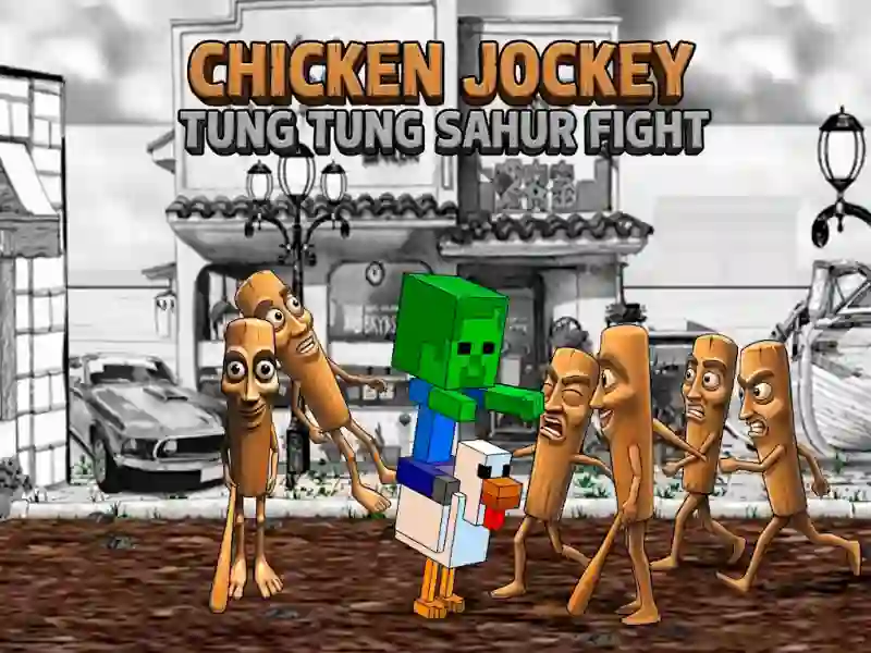 Permainan Chicken Jockey Tung Tung Sahur Fight secara online