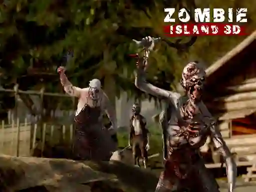 Permainan Zombie Island 3D secara online