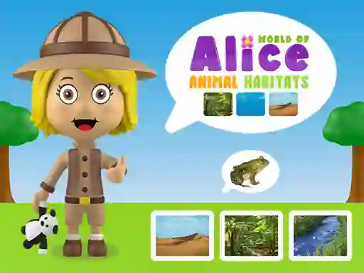 Permainan World of Alice Animal Habitats secara online