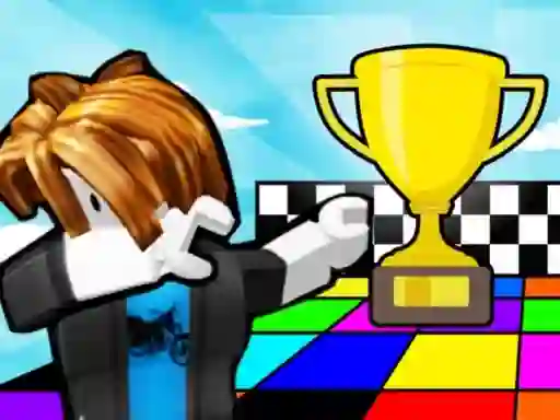 Permainan Color Race Obby secara online