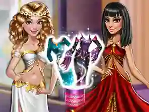 Permainan Dolly Princess vs. Villain Dress Up secara online