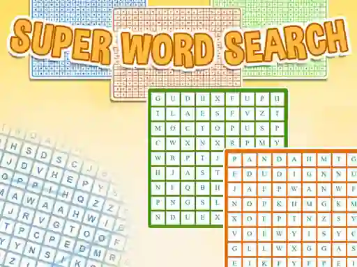 Permainan Super Word Search secara online
