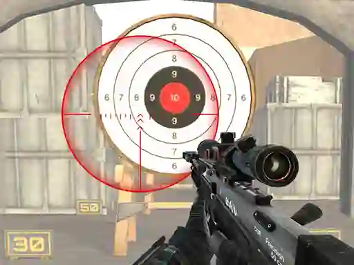 Permainan 3D FPS Target Shooting secara online
