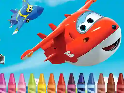 Permainan Superwings Coloring secara online