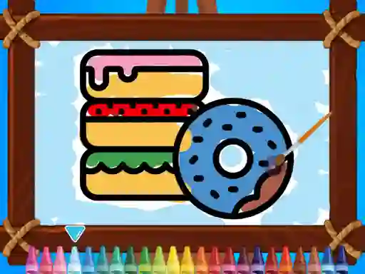 Permainan Kids Coloring Bakery secara online