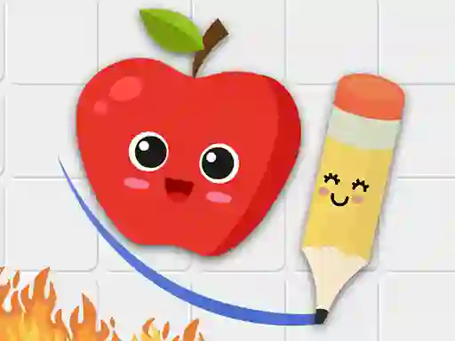 Permainan Fruit Escape: Draw Line secara online