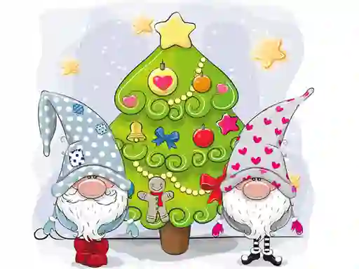 Permainan Cute Gnomes Hidden Stars secara online