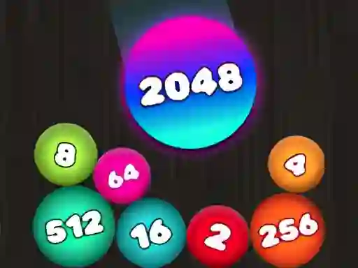 Permainan 2048 Puzzle: Connect the Balls secara online