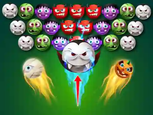 Permainan Halloween Bubble Shooter secara online