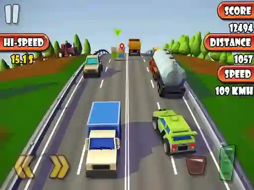 Permainan Furious Highway Road Car secara online