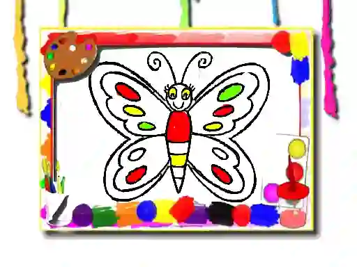 Permainan Butterfly Coloring Book secara online