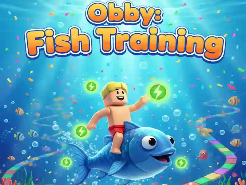 Permainan Obby: Fish training secara online
