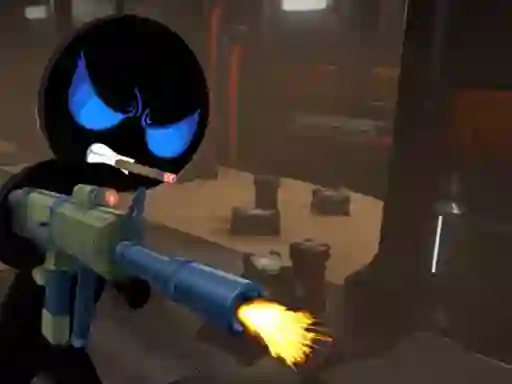 Permainan Stickman Armed Assassin Cold Space secara online