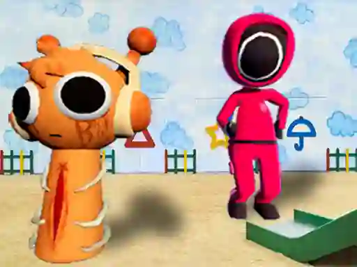 Permainan Squid Sprunki Dance Game secara online