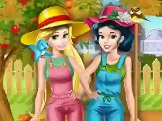 Permainan Princesses Working In the Garden secara online