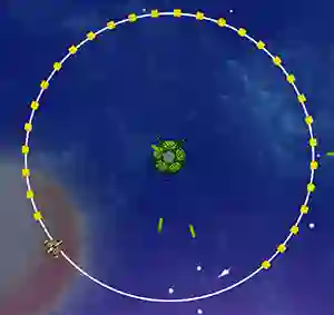 Permainan Orbit Avoider secara online