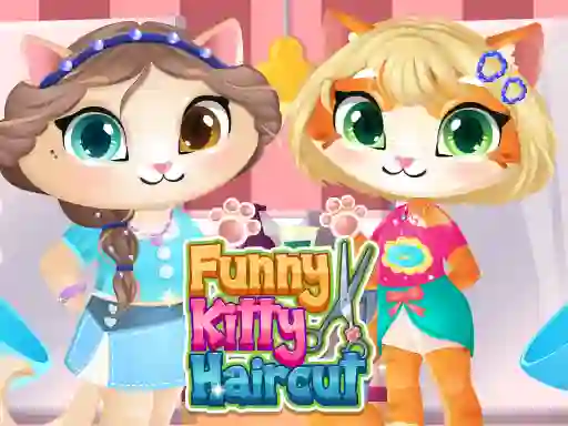 Permainan Funny Kitty Haircut secara online