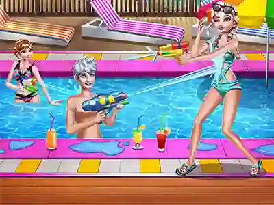 Permainan Sisters Pool Party secara online