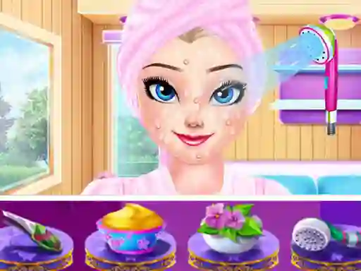 Permainan Elsa Holiday Spa Relax secara online