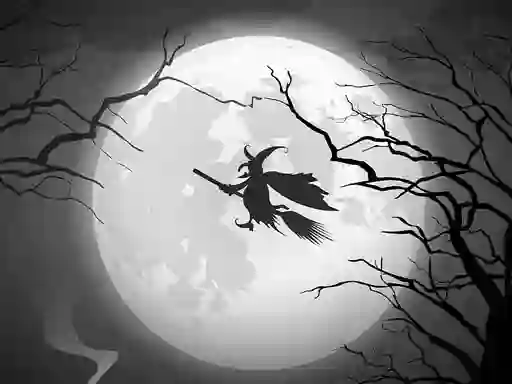 Permainan The Night Of the Witches Jigsaw secara online